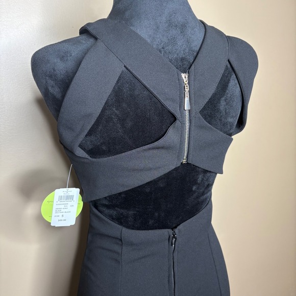 NEW Windsor Black Keyhole Halter Neck Gown Maxi Dress Size S Formal Evening - Picture 6 of 8